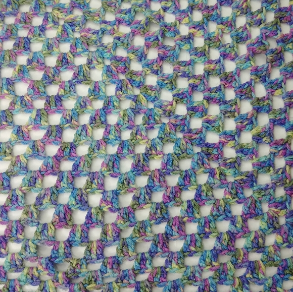 Handmade Crochet Afghan 45 x 45 - Picture 5 of 5